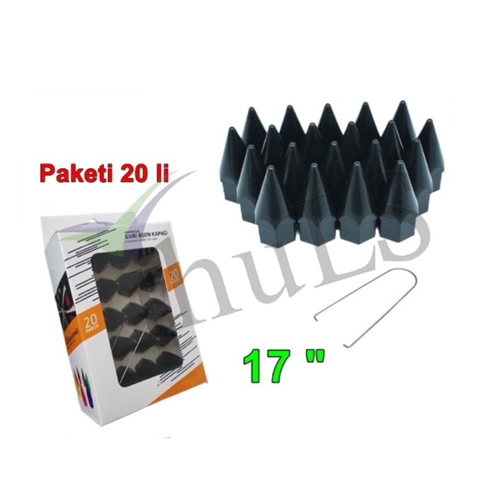 BİJON KAPAĞI 20Lİ SİVRİ 17