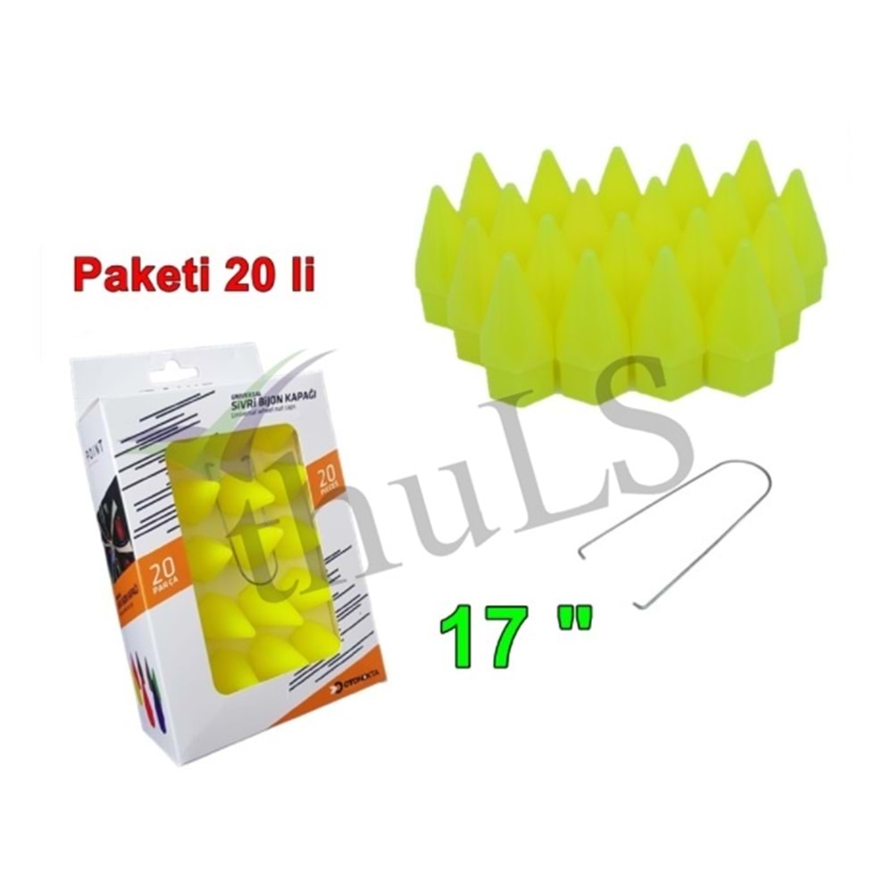 BİJON KAPAĞI 20Lİ SİVRİ 17