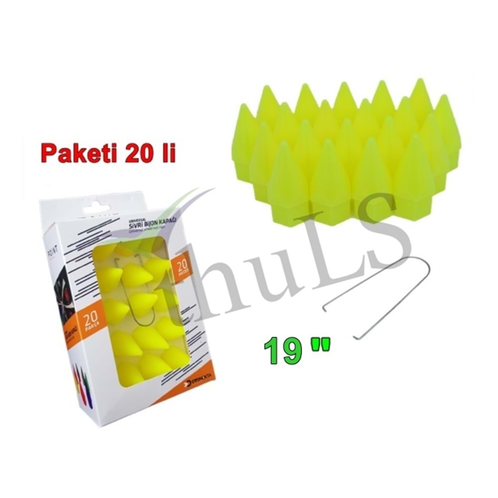 BİJON KAPAĞI 20Lİ SİVRİ 19