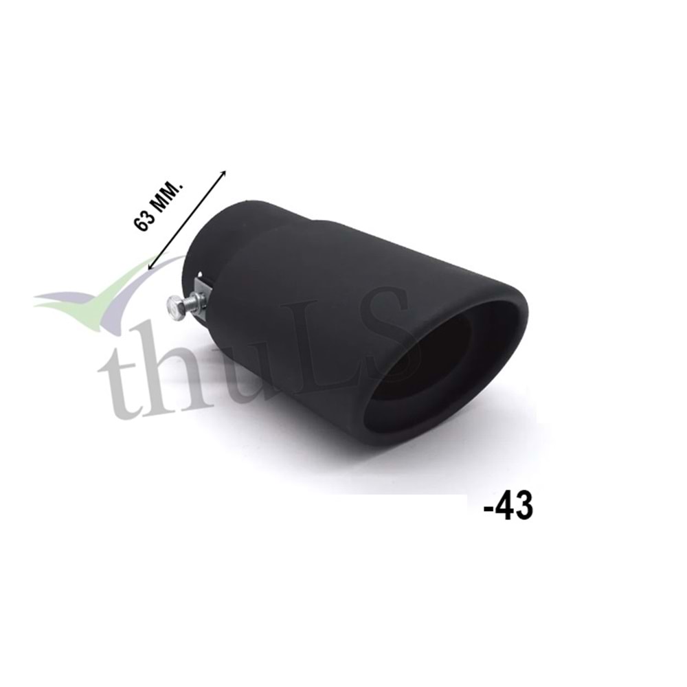 EGZOZ UCU -43 MAT SİYAH 63 MM.