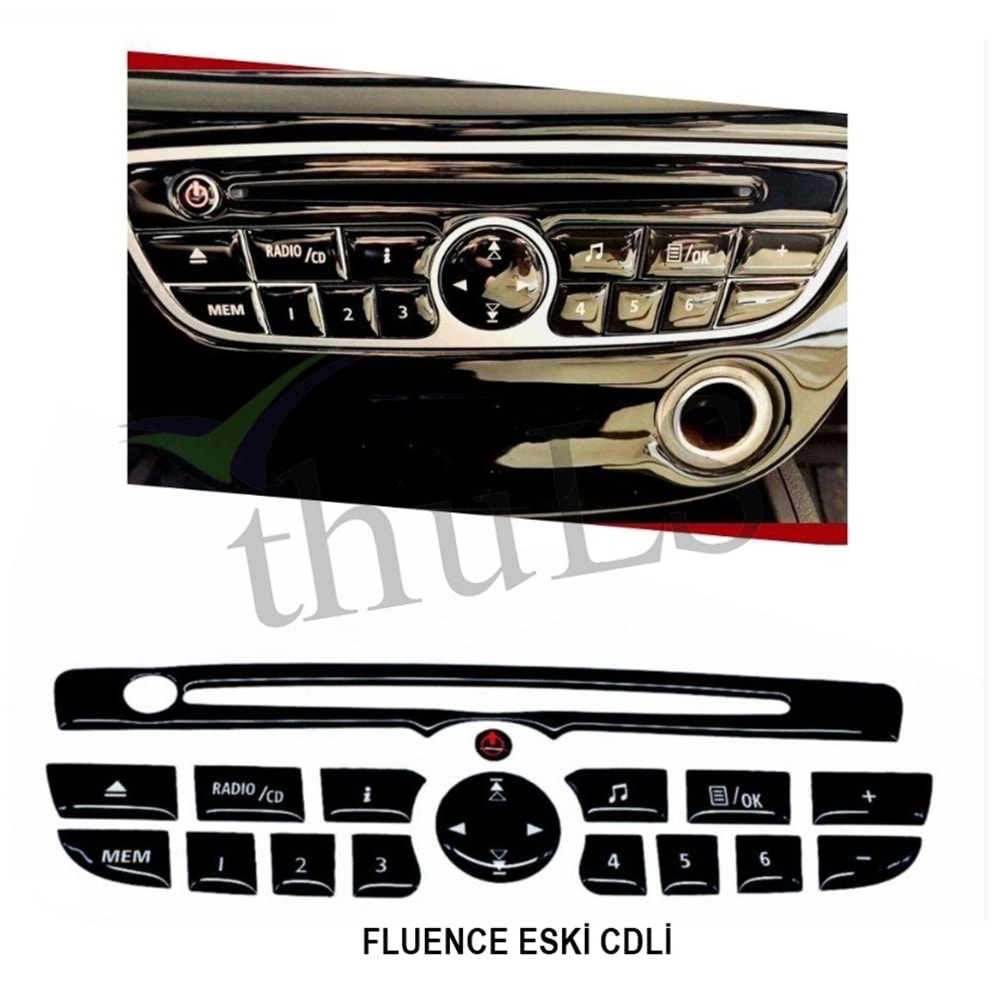 TUŞ TAKIMI FLUENCE ESKİ CDLİ