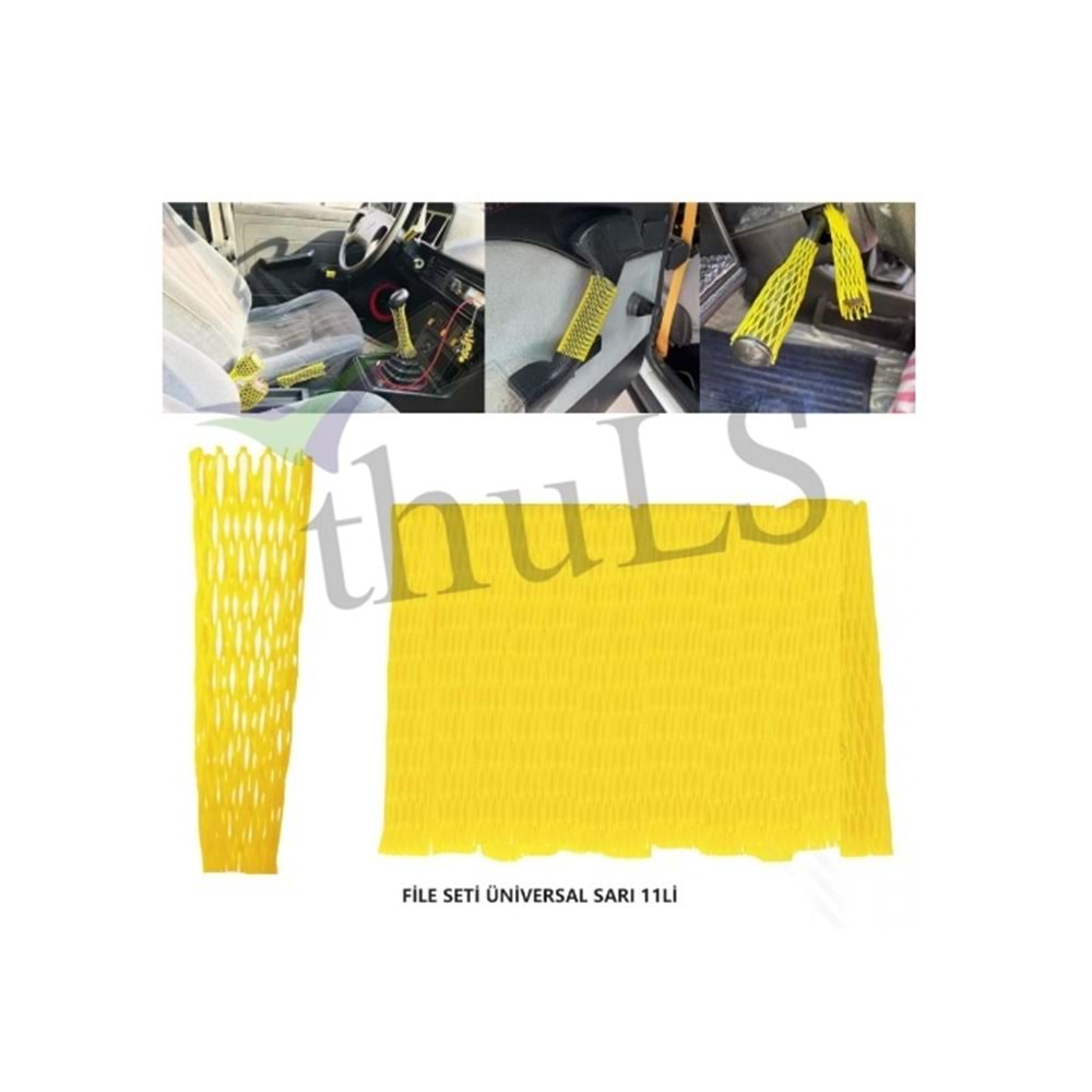 FİLE SETİ UNIVERSAL SARI 11Lİ