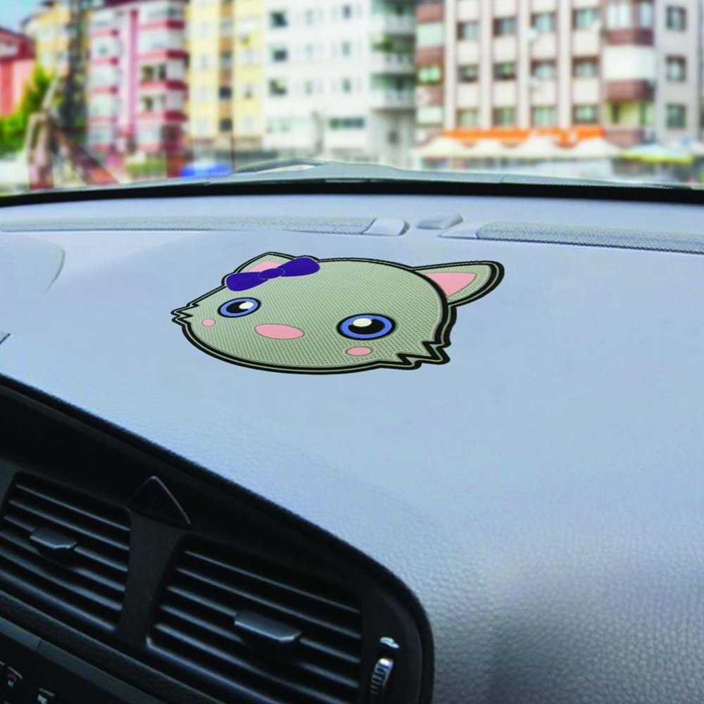 KAYDIRMAZ PED SİLİKON KEDİ KAFASI