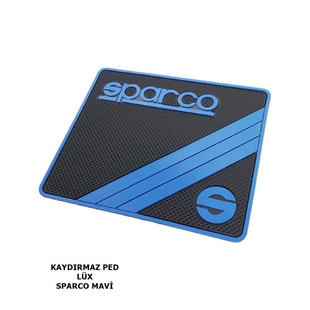 KAYDIRMAZ PED LÜX -141 SPARCO MAVİ YAZILI