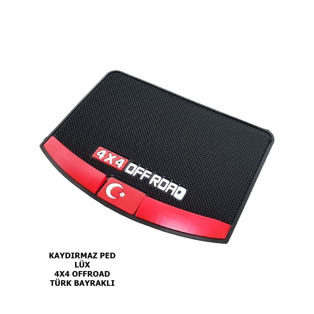 KAYDIRMAZ PED LÜX -114 OFFROAD TÜRK BAYRAKLI