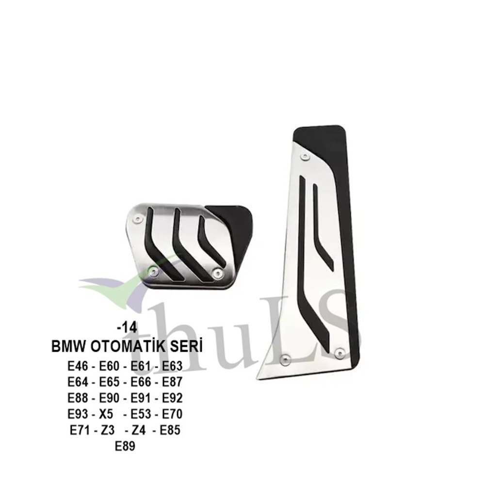 PEDAL SETİ ORJ.-14 ORJ.OTOMATİK E46-E60-E90-X5-E92-E93