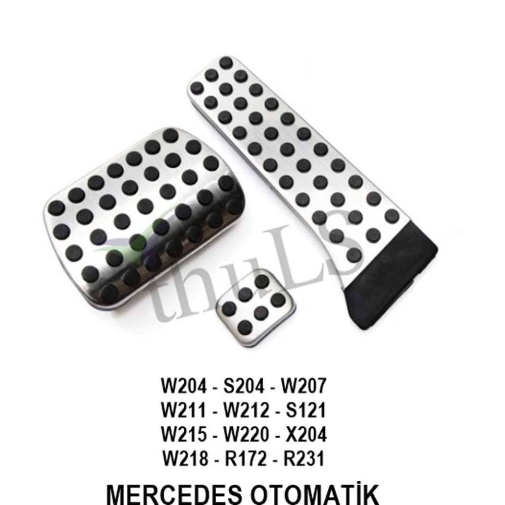 PEDAL SETİ ORJ. -15 OTOMATİK W204-W207-W211-W212-W212-W220
