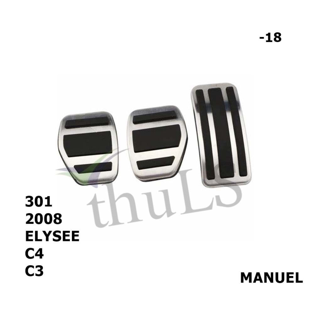 PEDAL SETİ ORJ. -18 PEUGEOT 301-2008 MANUEL