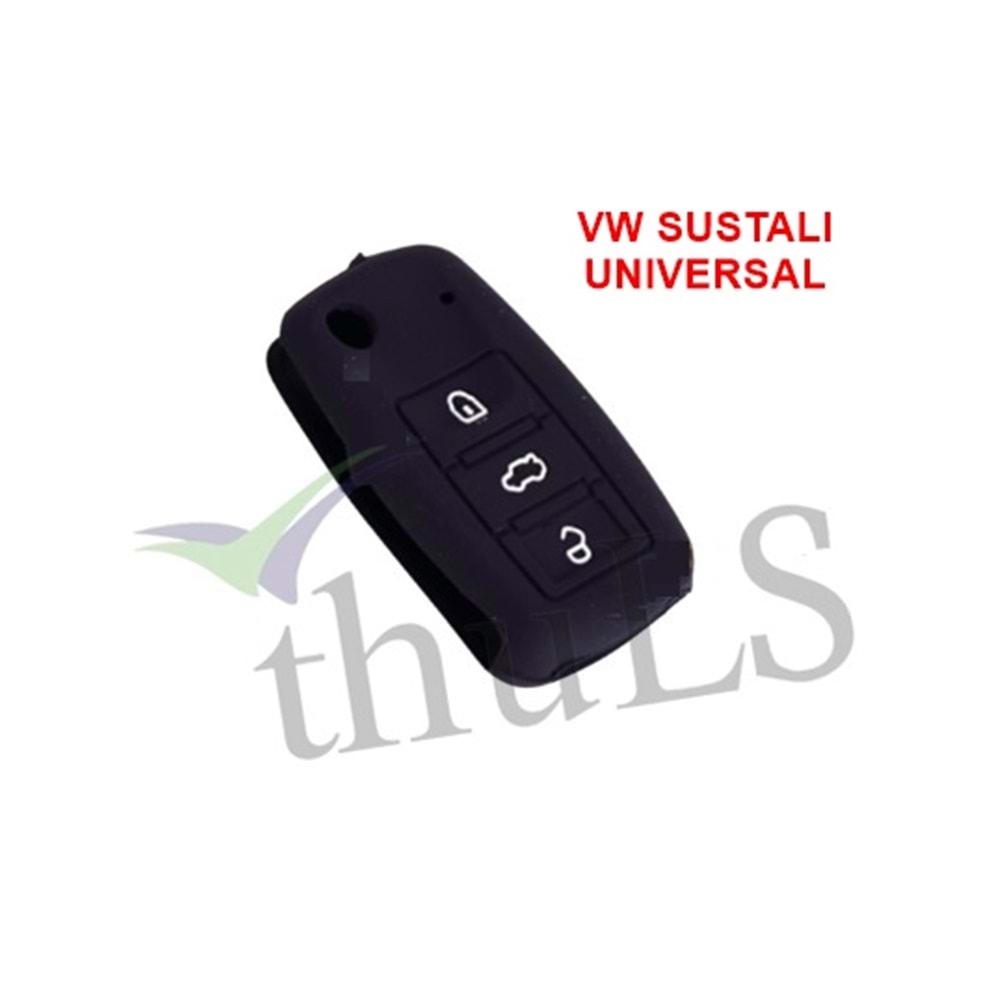 SİYAH ANAHTAR KILIFI POŞETLİ PNT-04 -52 VW UNIVERSAL