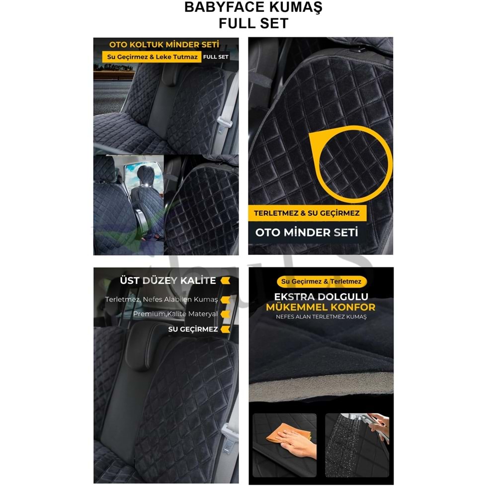 THULS MİNDER BABYFACE FULL SET SİYAH