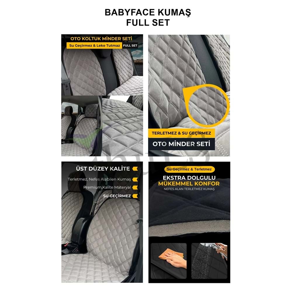 THULS MİNDER BABYFACE FULL SET GRİ