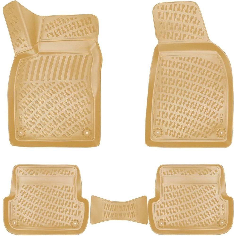 AUDI A4 B6 KASA 2001-2006 3D PASPAS BEJ