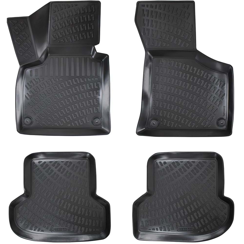 AUDI A3 2003-2012 3D PASPAS SİYAH