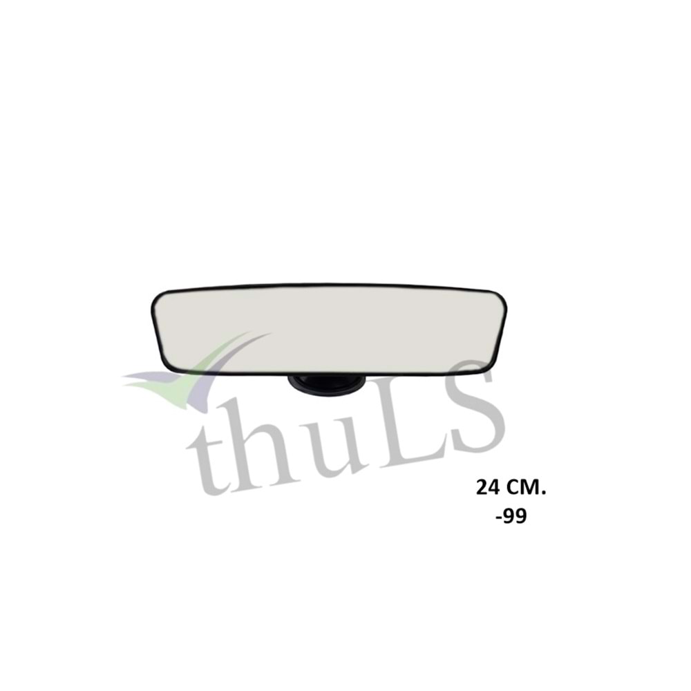 AYNA İÇ VANTUZLU -99 24 CM. SİYAH