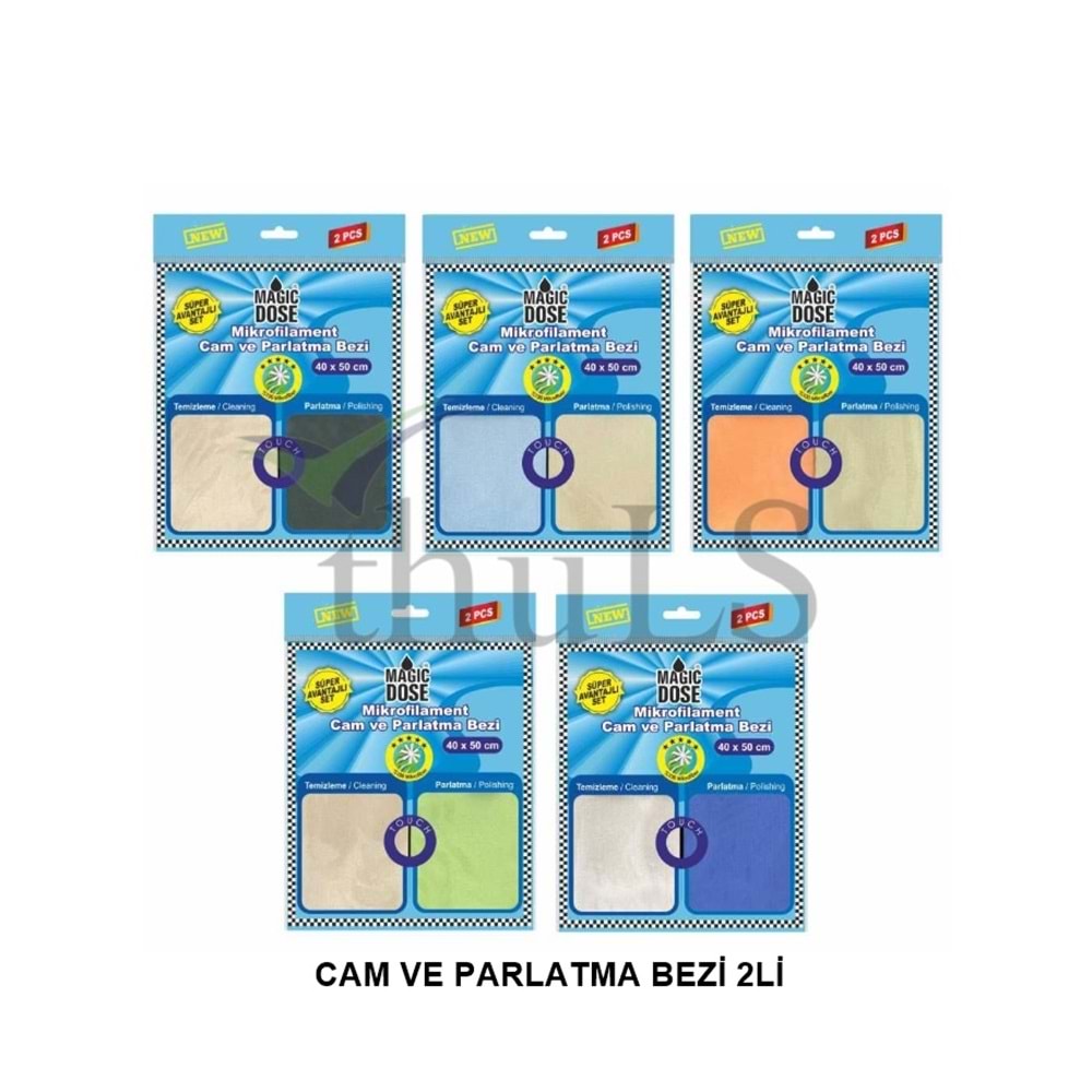 AUTOKIT MAGIC DOSE CAM VE PAR.BEZİ 2Lİ 40X50 CM.