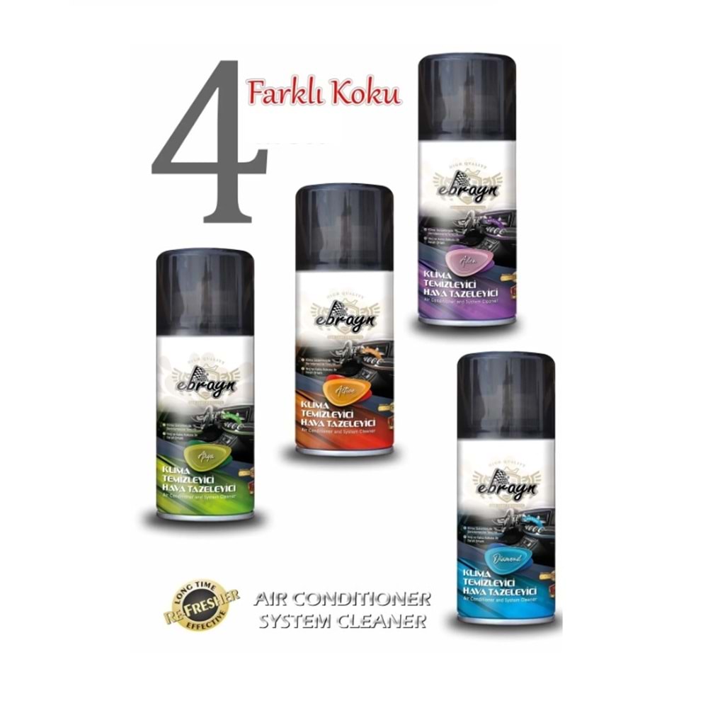 EBRAYN KLİMA BOMBASI PARFÜMLÜ SERİ (12Lİ PAKET)