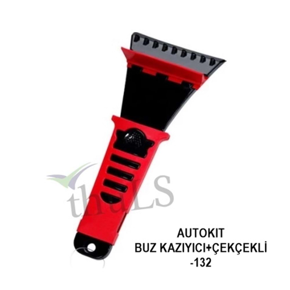 AUTOKIT RENKLİ ÇEKÇEKLİ BUZ KAZIYICI -132PN