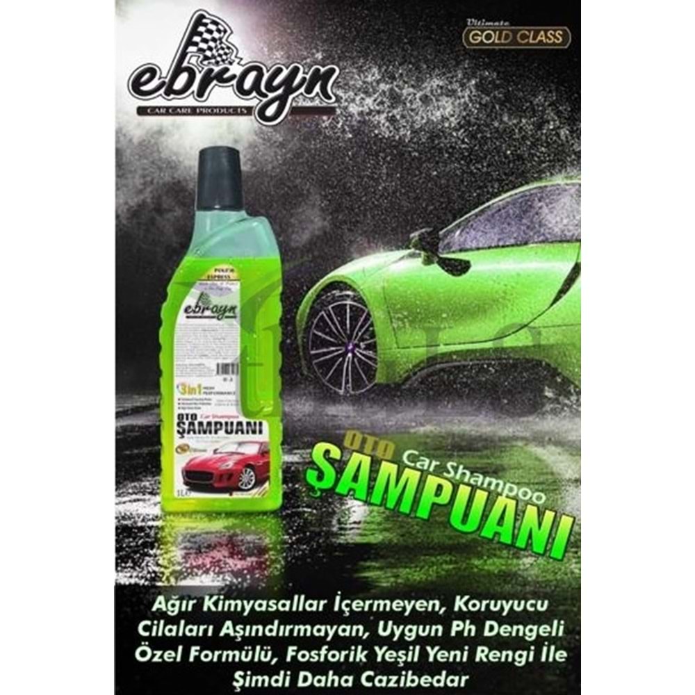 EBRAYN OTO ŞAMPUAN 1000 ML LUKS
