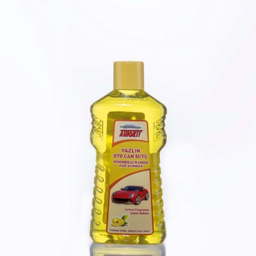 AUTOKIT YAZLIK CAM SUYU 1 LT. LİMON KOKULU