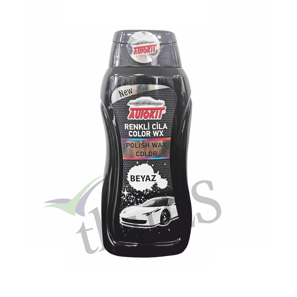 AUTOKIT RENKLİ LİKİT CİLA BEYAZ