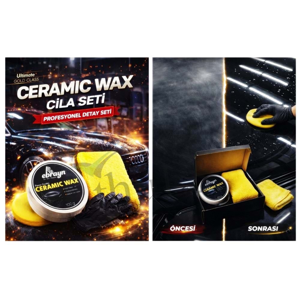 EBRAYN CERAMIC WAX KREM CİLA SET