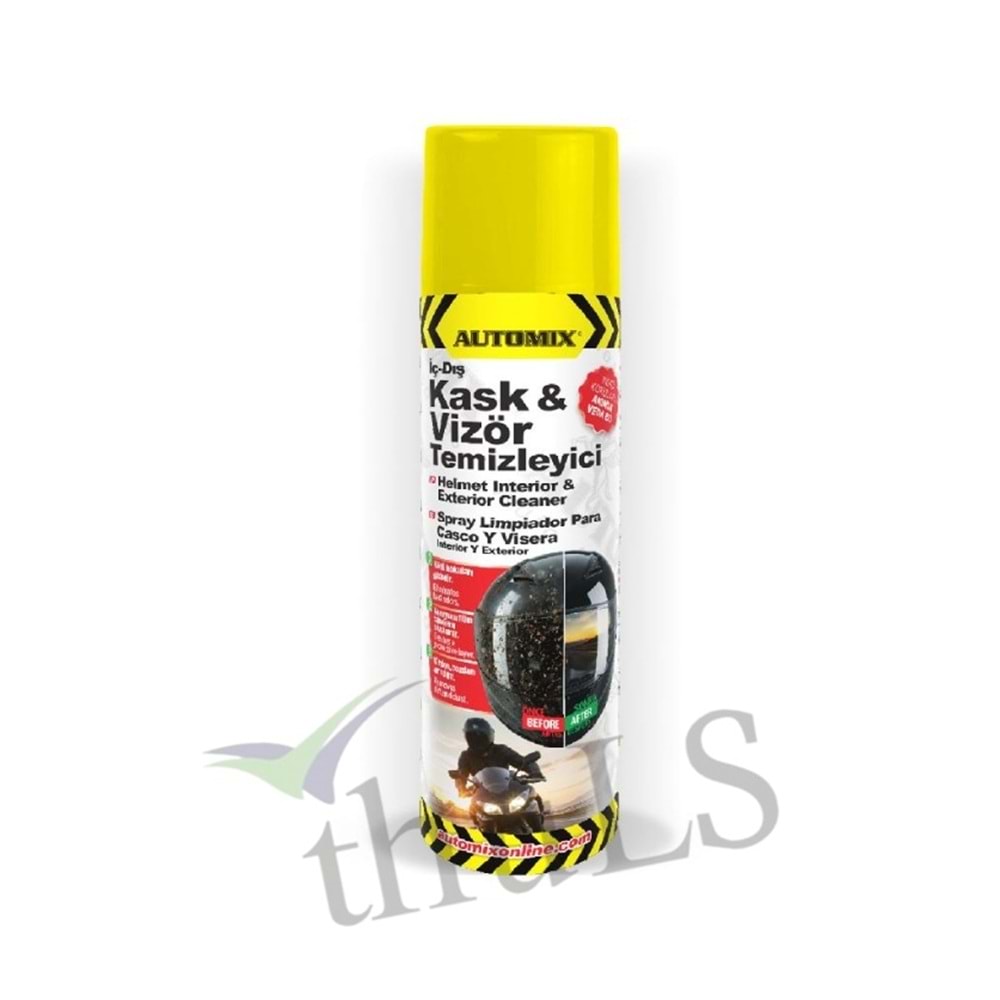 AUTOMIX İÇ DIŞ KASK VİZÖR TEMİZLEYİCİ AEROSOL