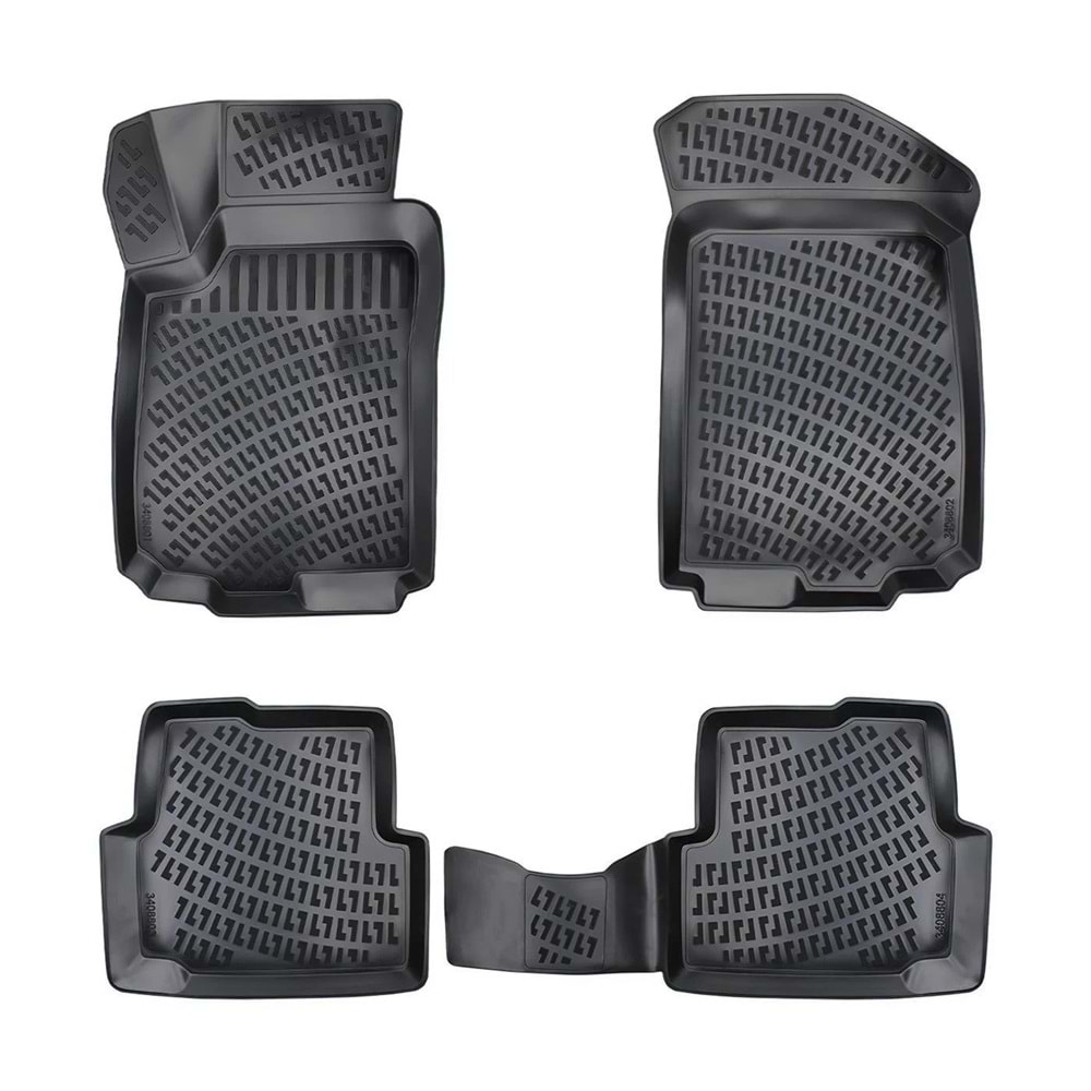 CHEVROLET AVEO 2012- 3D PASPAS SİYAH