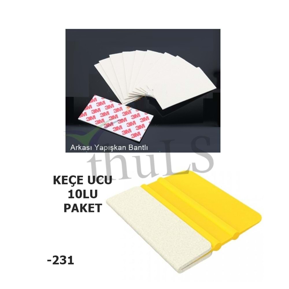 FİLM ÇEKME APARATI NF231 KEÇE UCU BEYAZ 10'LU