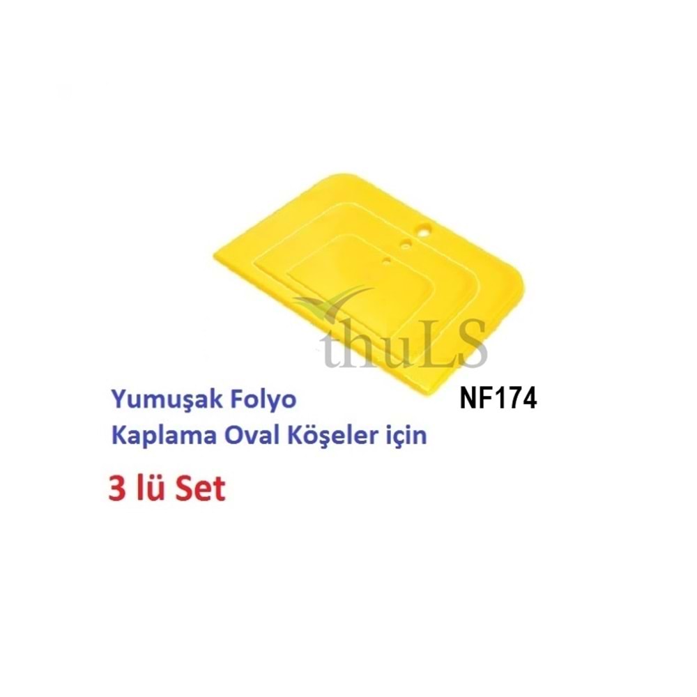 FİLM ÇEKME APR. 3LÜ SARI SET NF174