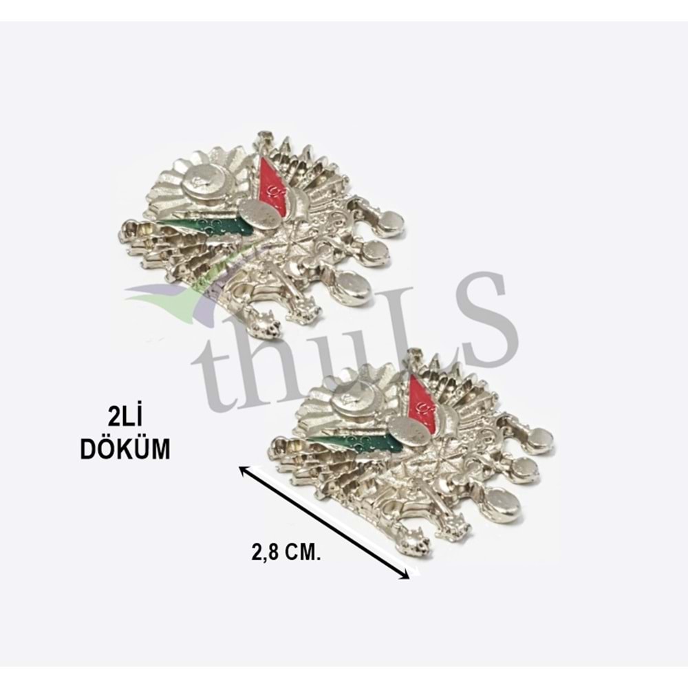 DÖKÜM MİNİ OSMANLI SANCAK 2Lİ