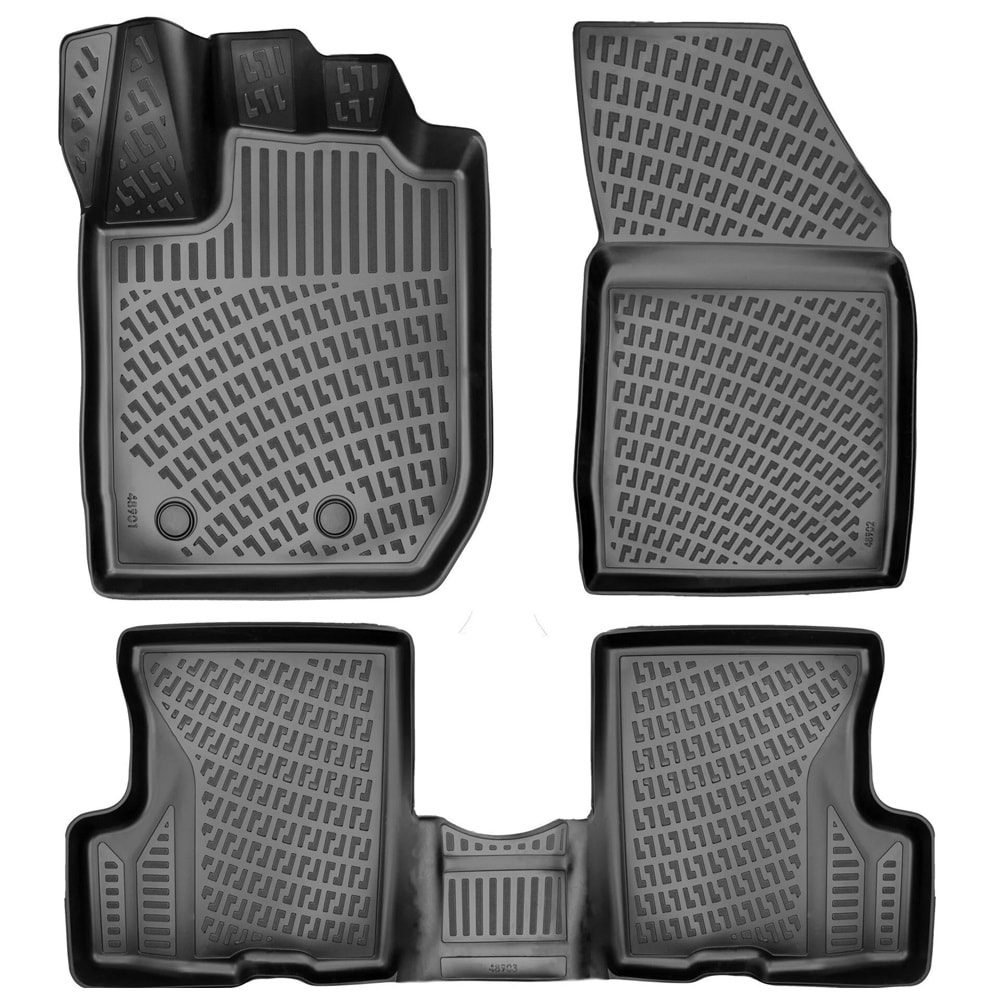 DACIA DUSTER 4X2 2018- 3D PASPAS SİYAH