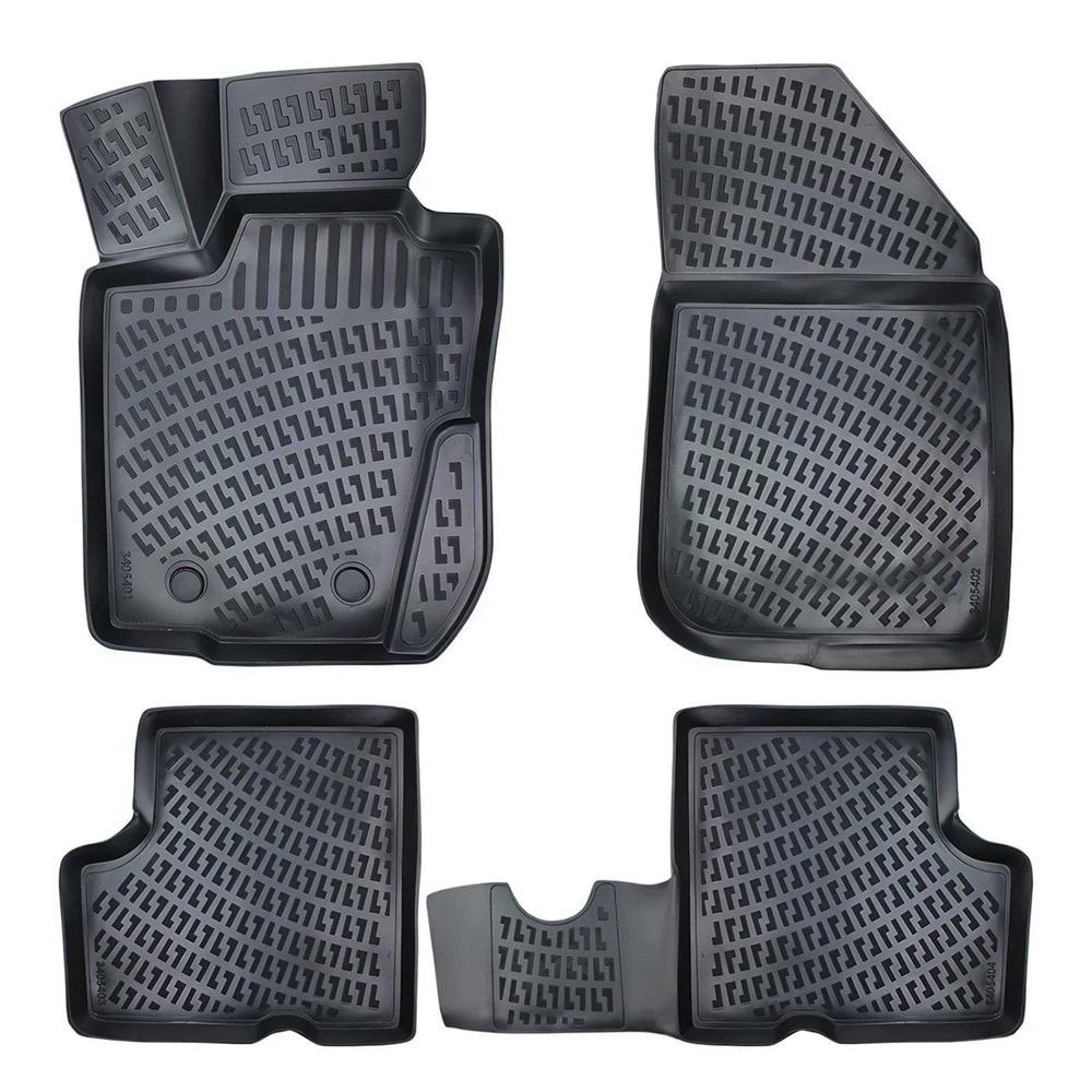 DACIA DUSTER 4X4 2009-2017 3D PASPAS SİYAH