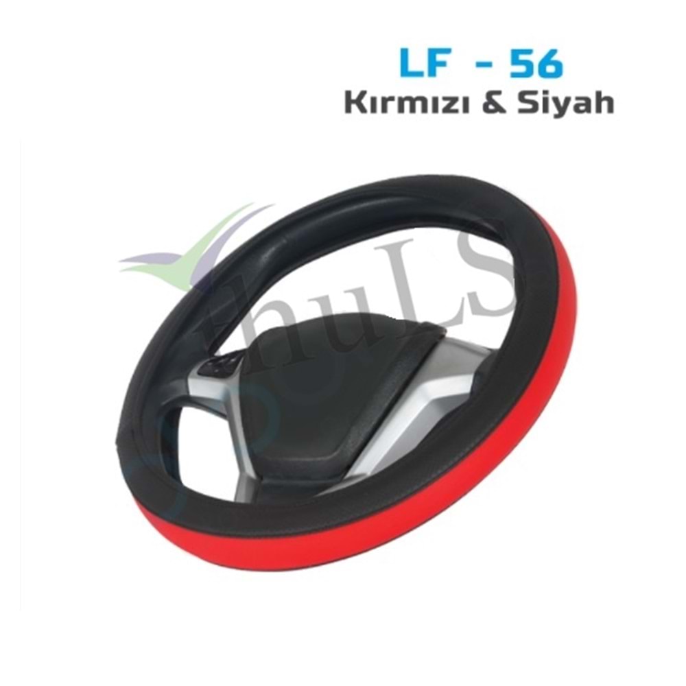 DİREKSİYON KILIFI GEÇME LF-56 KIRMIZI SİYAH