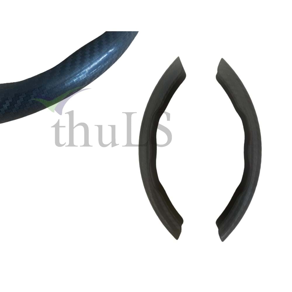 DİREKSİYON KORUYUCU KARBON DESEN SİYAH