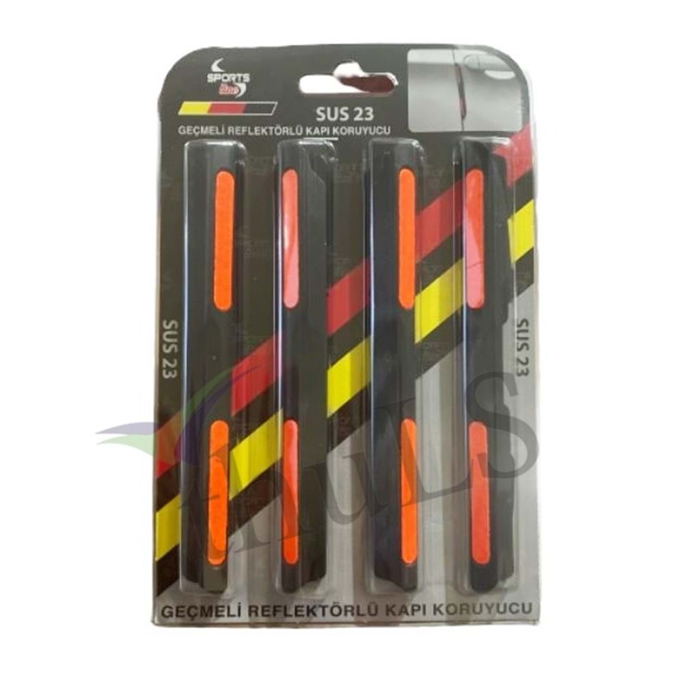 GEÇMELİ REFLEKTÖRLÜ KAPI KORUYUCU TURUNCU