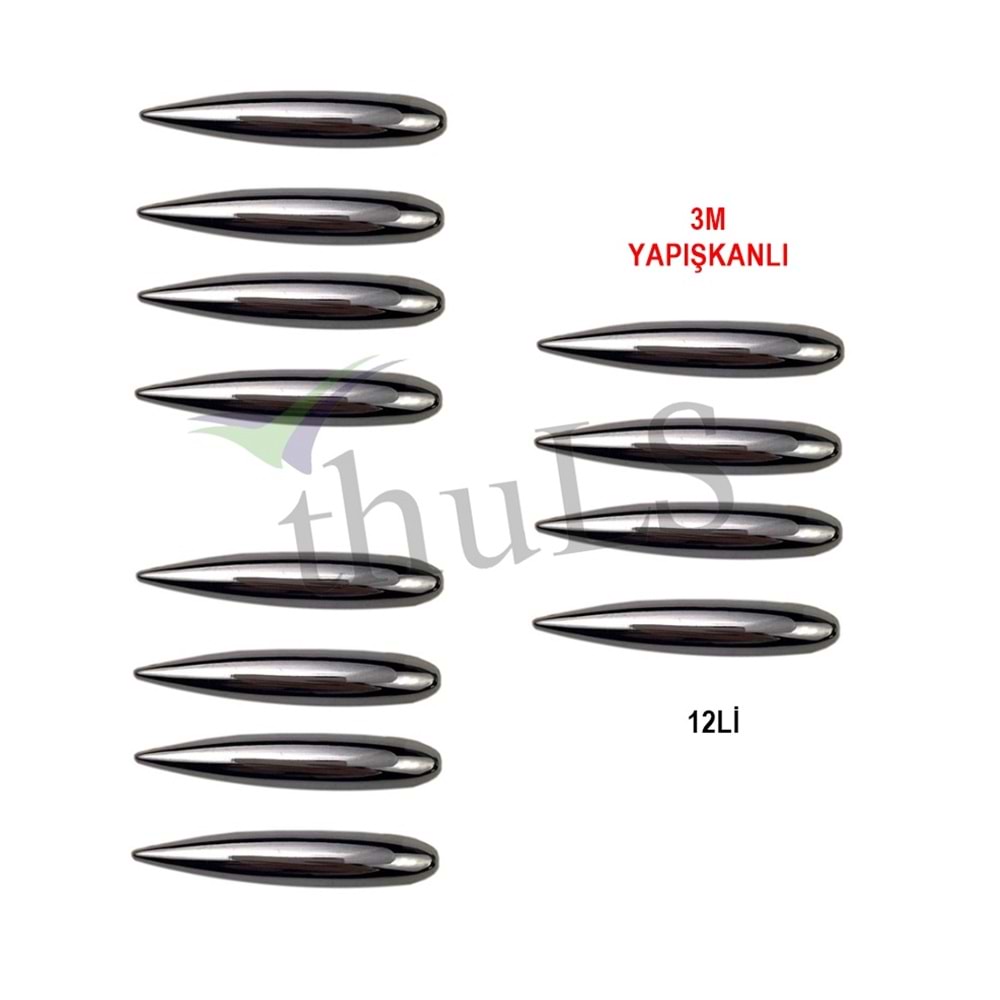 KAPI BADEMİ 3M YAPIŞKANLI 12Lİ MERMİ MODEL