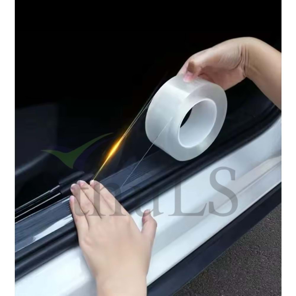 KAPI EŞİĞİ KORUMA FOLYOSU ŞEFFAF -316 KARBON DESENLİ