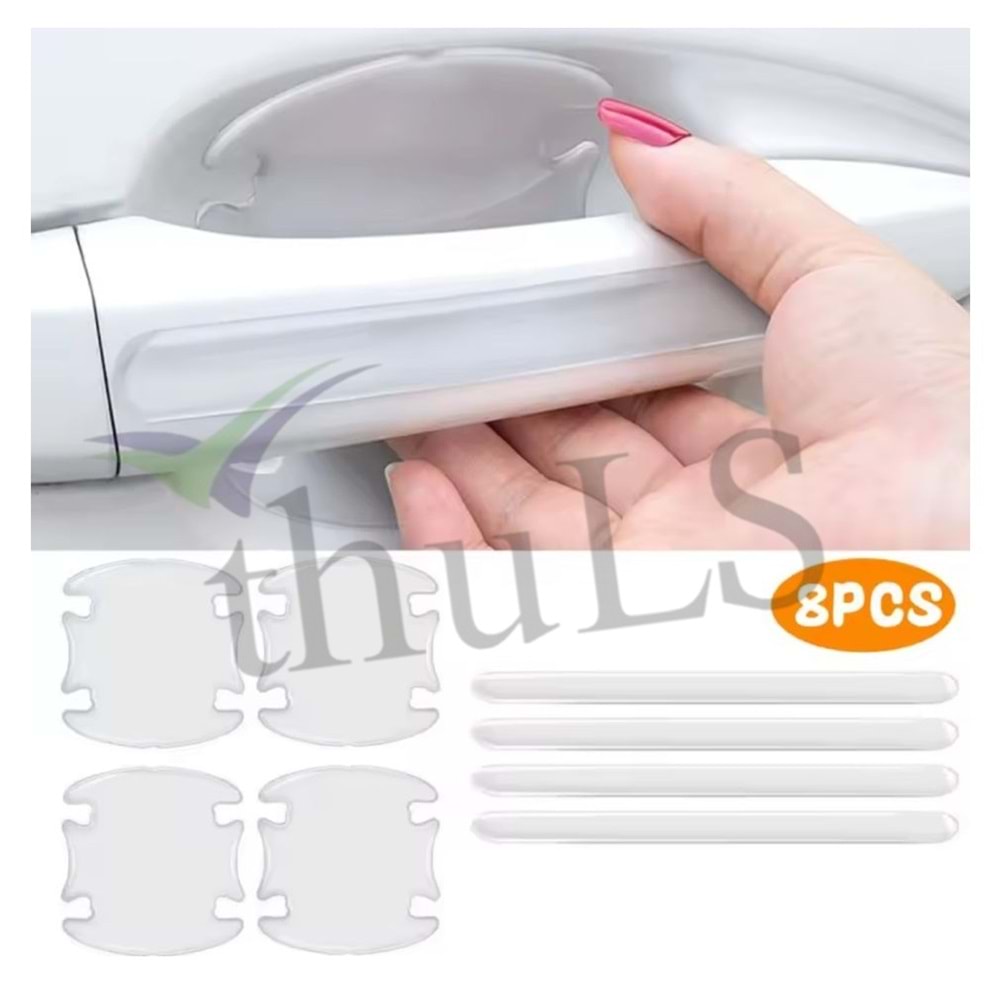 DIŞ KAPI KOLU KORUMA BANDI ŞEFFAF 8 PRC