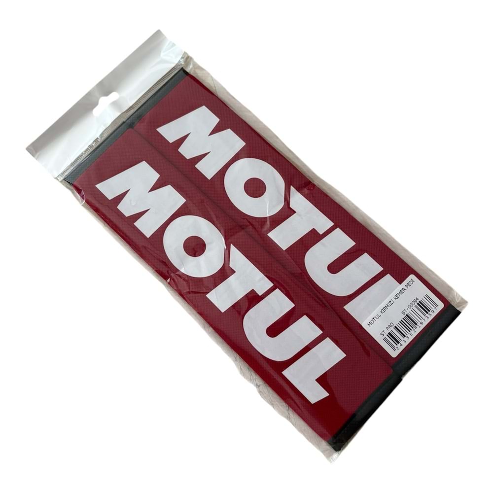 EMNİYET KEMER PEDİ 2Lİ MOTUL KIRMIZI
