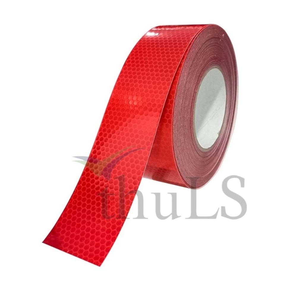 FOSFORLU REFLEKTÖR BANT 50 MT. KIRMIZI OS-