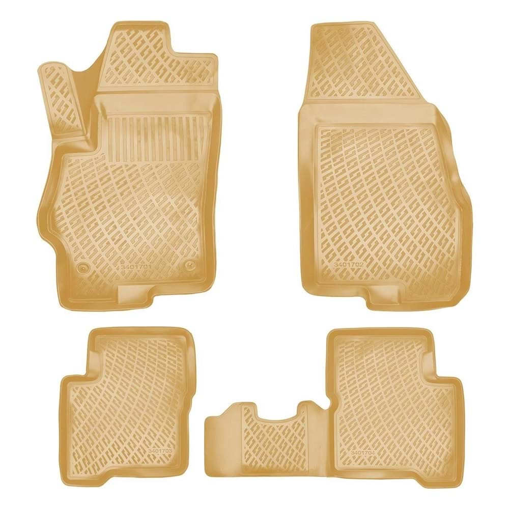 FIAT LINEA 2007- 3D PASPAS BEJ