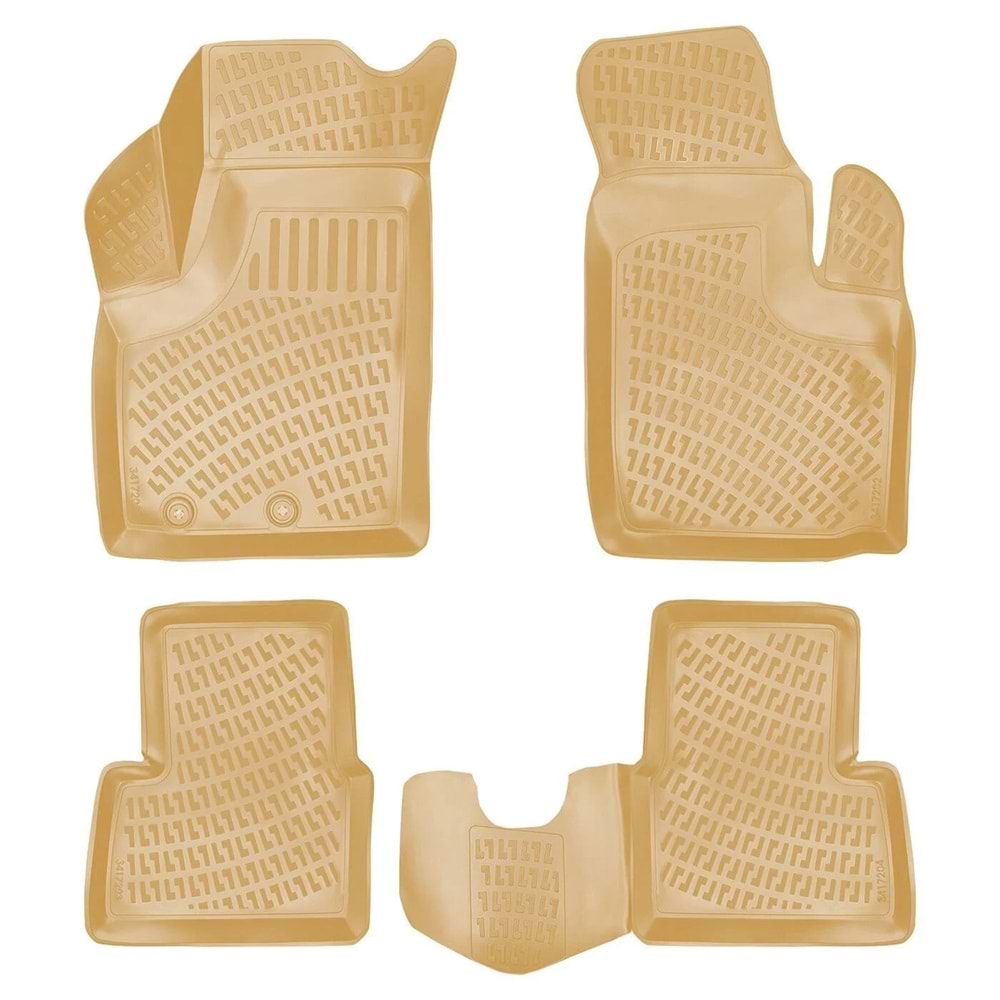 FIAT DOBLO 2001-2009 3D PASPAS BEJ