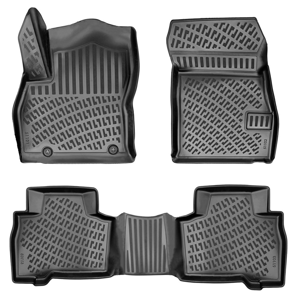 FIAT FIORINO DIZEL 2020- 3D PASPAS SİYAH