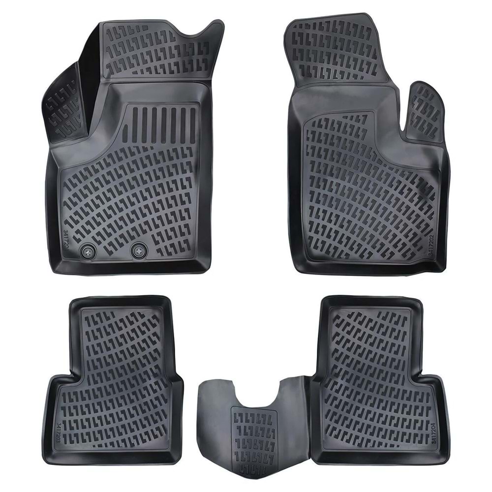 FIAT DOBLO 2001-2009 3D PASPAS SİYAH