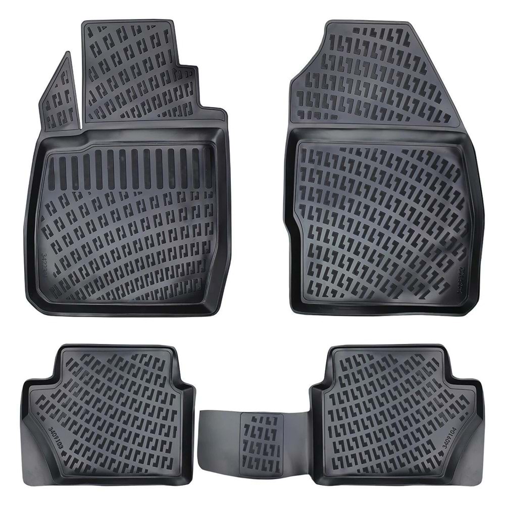 FORD FUSION 2002-2012 3D PASPAS SİYAH