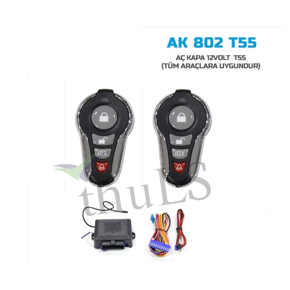 AÇMA KAPAMA KUMANDA 12V T55