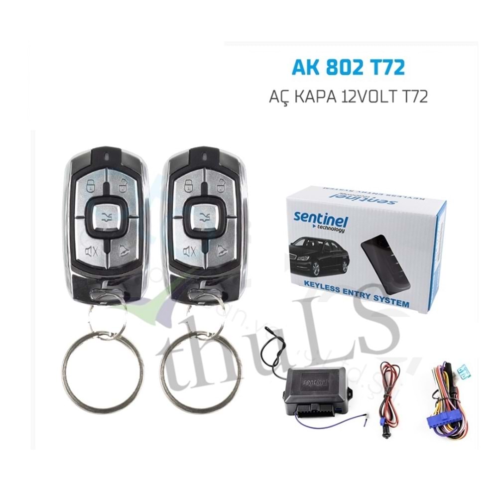 AÇMA KAPAMA KUMANDA 12V T72