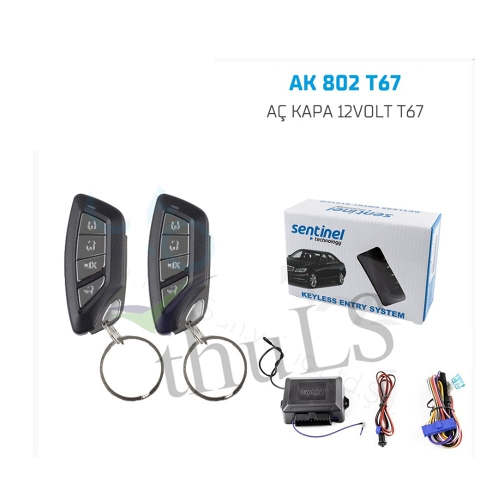 AÇMA KAPAMA KUMANDA 12V T67