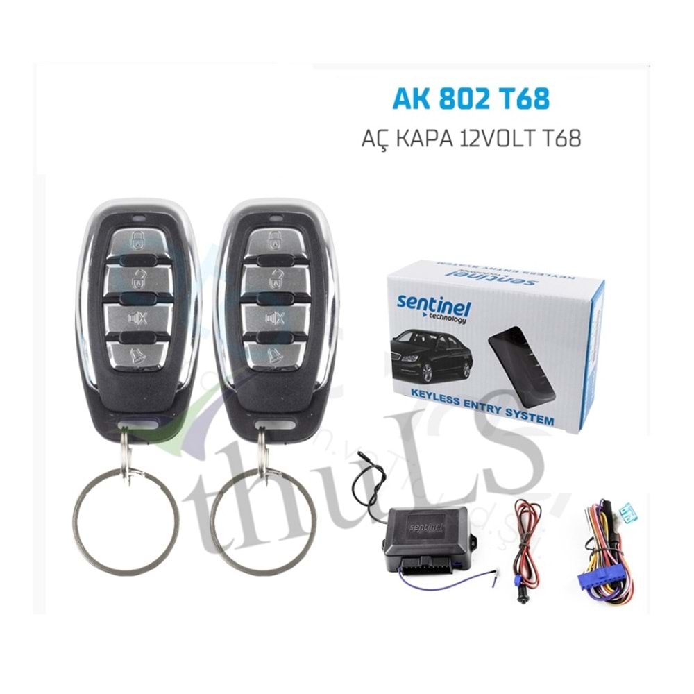 AÇMA KAPAMA KUMANDA 12V T68