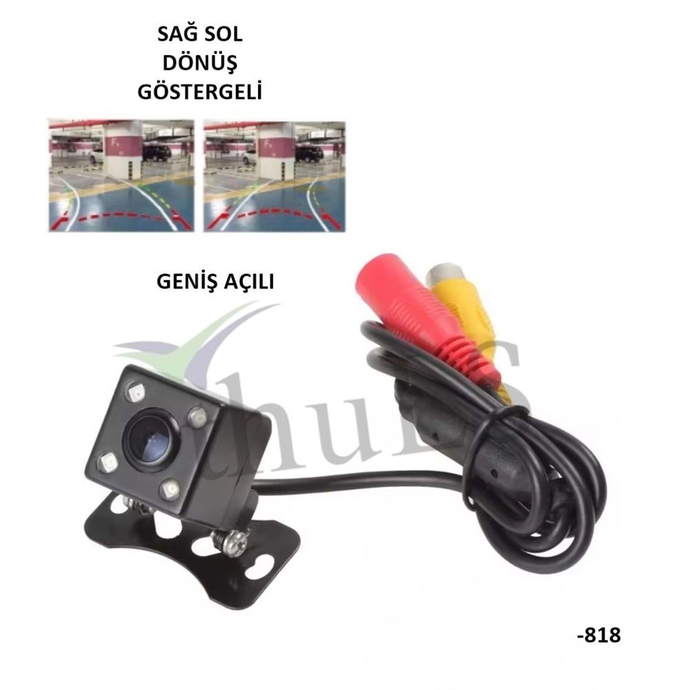 KAMERA GECE GÖRÜŞLÜ KARE GENİŞ AÇILI -818